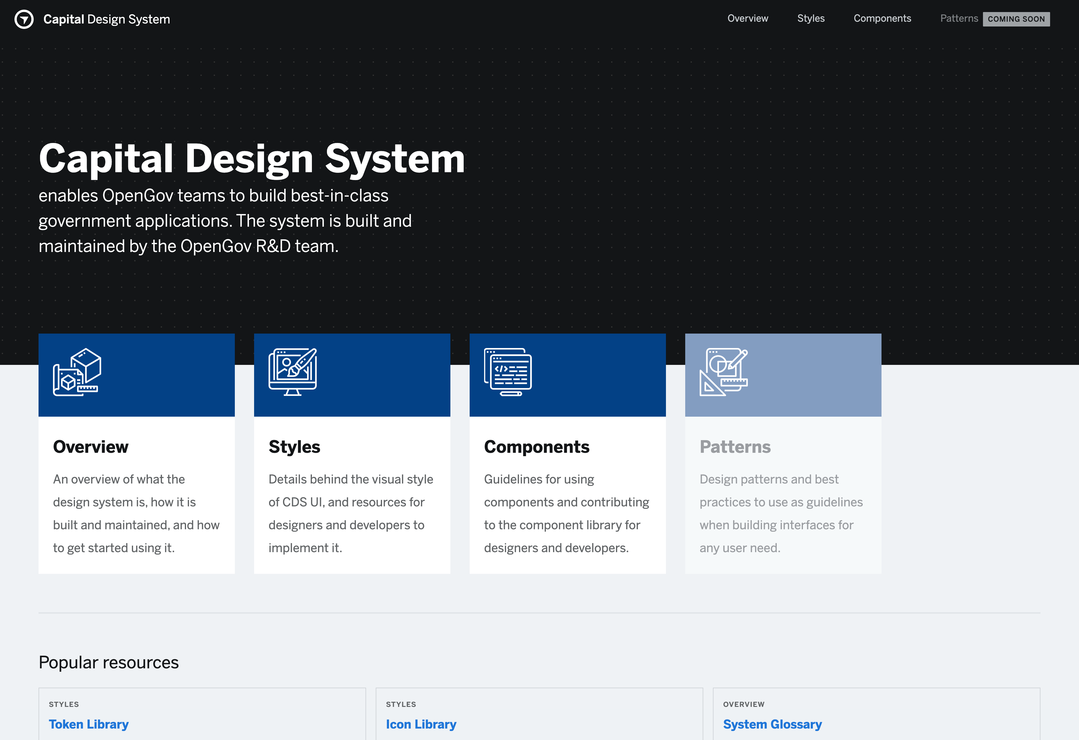 A dashboard designed for the product Handoff, meant to be used by two job partners.